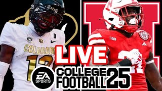 Colorado at Nebraska  9724 Simulation EA College Football 25 [upl. by Baldwin951]