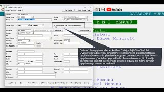 Datasoft Genel Muhasebe İsteğe Bağlı Tam Tevkifat ve Kısmi Tevkifat Uygulaması  Alış İşlemleri [upl. by Sokil498]
