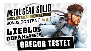 Gregor testet METAL GEAR SOLID MASTER COLLECTION VOL1 ✰ Kontroverse Sammlung im ultimativen Review [upl. by Arodaeht]