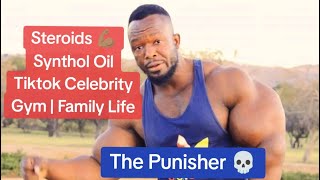 The Punisher 💀 Steroids Synthol Oil Tiktok Celebrity Gym Family [upl. by Adner888]