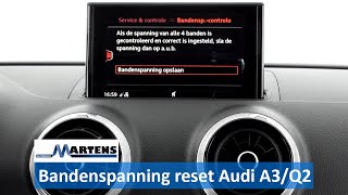 Zo reset je de bandenspanning van jouw Audi A3Q2 [upl. by Je]