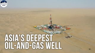 9472 meterdeep oilandgas well begins in Chinas Xinjiang [upl. by Urbani513]