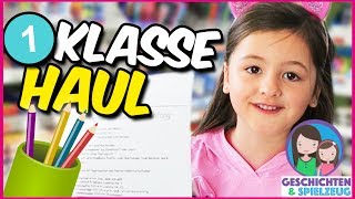 Avas Schulsachen für die 1 Klasse  Einschulungs HAUL BACK TO SCHOOL 📚 Geschichten und Spielzeug [upl. by Ronoel670]