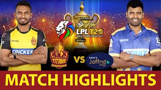 Highlights  Galle Titans vs Jaffna Kings  LPL 2023 Match 07 Full Highlights  LPL 2023 [upl. by Ligetti329]