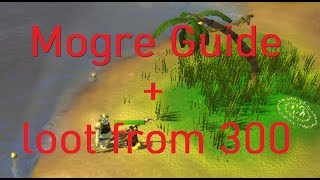 Runescape 3 Mogre Guide  Loot from 300 and Unlocking the Crab Pet [upl. by Lledo]