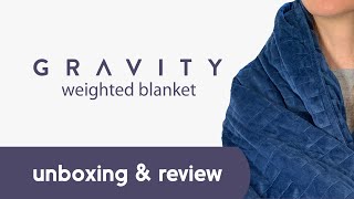 Gravity Weighted Blanket Review amp Unboxing [upl. by O'Connell352]