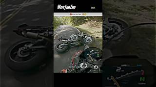 bike bike crash 😲rider ktm bikeride crash motovlog shorts [upl. by Shina552]