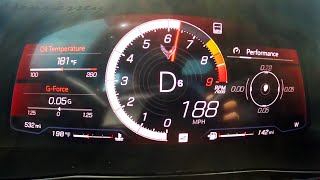 0188 MPH C8 Corvette Z06 Z07 Package INSANE FLAT PLANE V8 SOUND [upl. by Hitchcock]