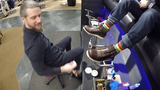 ASMR Boot Shine  Multicamera  binaural Microphone  4K  shoe care [upl. by Hannavahs622]