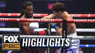 Vito Mielnicki stays dominant The ‘Best Of’ Spence vs Garcia preliminary  HIGHLIGHTS  PBC ON FOX [upl. by Nolrev]