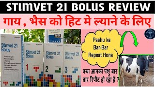 Stimvet 21 bolus  stimvet 21 bolus uses in hindi  i vox bolus  stimvet 21 bolus review  wellcon [upl. by Aenad]