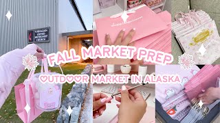 MARKET PREP  OUTDOOR FALL MARKET IN ALASKA  ASMR NO TALKING NO MUSIC [upl. by Vogel869]