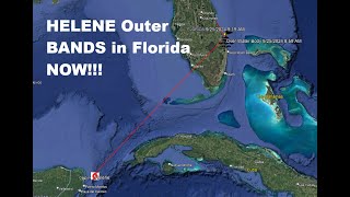 🔴HELENE INTENSIFIES OUTER BANDS hit FLORIDA TODAY 🔴 [upl. by Beverlee]