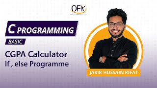 C programming Bangla Tutorial  CGPA Calculator  If  else Progam in C 02 [upl. by Monafo]