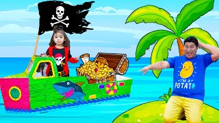 Pirates Song  Maddie Pretend Play Nursery Rhymes amp Kids Songs [upl. by Tracy]