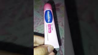 Vaseline rosy lips lip balm price55 UVA amp UVB sunscreens colour soft pink nude shade 10g [upl. by Adriena]