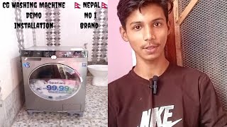 CG Washing Machine Demo Installation  H R S Technician Group  Nepal 🇳🇵 No1 Brand [upl. by Brice]