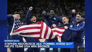 Pommel Horse Guy Stephen Nedoroscik helps Team USA win bronze Olympic medal [upl. by Christal586]