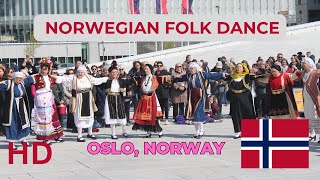 Norwegian Folk Dance in Oslo Enjoy the Moment 🇳🇴 [upl. by Florencia]