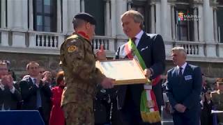 Venezia 30 marzo 2019 cerimonia 100° anniversario del nome San Marco alla Brigata di Marina [upl. by Araet]