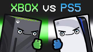 PS5 vs XBOX Mod in Among Us [upl. by Netsrejk]