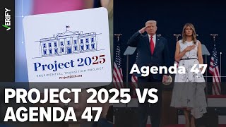 Agenda 47 vs Project 2025 How the two plans compare [upl. by Llebana]