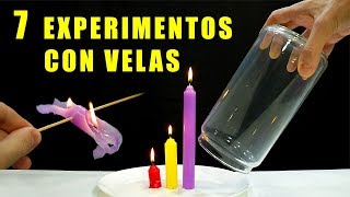 7 Experimentos Caseros con Velas Que Te Sorprenderán [upl. by Mossberg128]