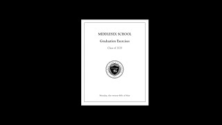 Middlesex School Graduation Class of 2020 [upl. by Keefer]