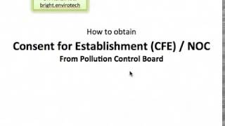 Online application for Consent to Establish or Pollution NOC  Part 1 Registration [upl. by Shauna641]