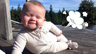 Hilarious Baby Fart Moment Funny Baby Videos That Will Make You Laugh [upl. by Amabelle645]