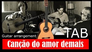 Cancao do amor demais Tom Jobim  Natalia Kiselyova solo guitar arrangement [upl. by Notsag]