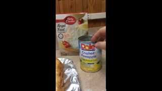 Recipe Review Pineapple Angel Food Cake [upl. by Bryon466]