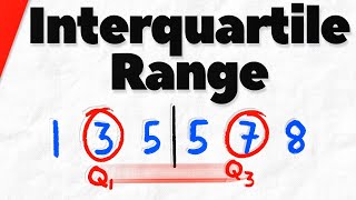 How to Find the Interquartile Range of a Set of Data  Statistics [upl. by Ayekel]