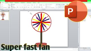 How to Super Fast Fan Animation in PowerPoint [upl. by Attelrac]