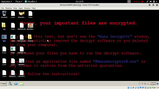 Live WannaCry ransomware infection in action [upl. by Xantha]