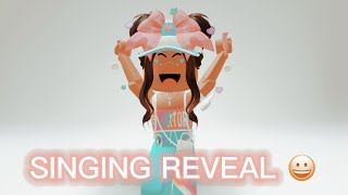 MY SINGING REVEAL 😀😱😭 [upl. by Kashden]