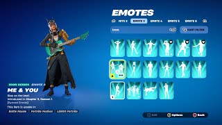 Fortnite quotTigressquot Outfit Showcased With My Icon Emotes [upl. by Rebm]