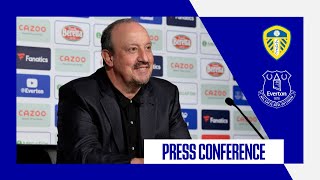 quotMOISE KEAN IS BACK BUT OTHERS ARE ISOLATINGquot  LEEDS V EVERTON  RAFA BENITEZ PRESS CONFERENCE [upl. by Garald]