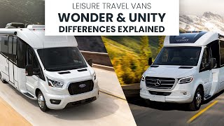 Unity and Wonder differences explained which Leisure Travel Van should you choose [upl. by Helban]