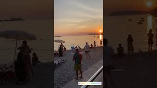 Croatia  Dubrovnik  Sunset  Beach [upl. by Anahsor]