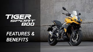 ALLNEW Triumph Tiger Sport 800  Features and Benefits [upl. by Zingale431]