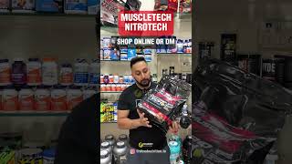 FREE STEEL SHAKER  Muscletech nitrotech mumbai supplement gymsupplements wheyprotein [upl. by Shriner]