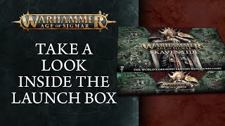 Warhammer Age of Sigmar Skaventide – What’s in the Box [upl. by Ereveneug]