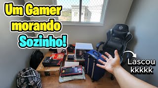 O dia que um GAMER foi morar SOZINHO  Ou quase isso kkk [upl. by Chimene]