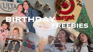 BIRTHDAY FREEBIES 2024  WHAT YOU CAN GET FOR FREE  FOOD DRINKS DISCOUNTS amp MORE [upl. by Yreneh951]