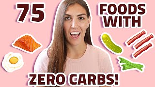 Zero Carb Food List BEST Foods For KETO [upl. by Avrenim]