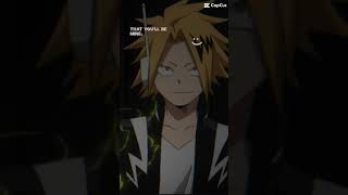 Denki Kaminari singing 💛⚡️  where the denki simps at  capcut denkikaminari mha [upl. by Koy]