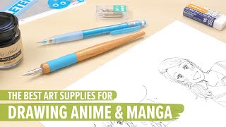 The Best Art Supplies for Drawing Anime amp Manga [upl. by Lamrouex]