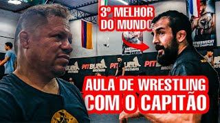 AULA DE WRESTLING COM ERIC ALBARRACIN JOE COLON 3º DO MUNDO E SPARRING [upl. by Nyrtak207]