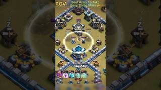 BEST BLIMP STRATEGY TO TAKE EASY THREE STARS 🤩subscribeclashofclanscoc [upl. by Allisirp]